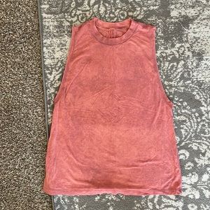 Lululemon Pink Ice Dye All Yours Tank Size 4